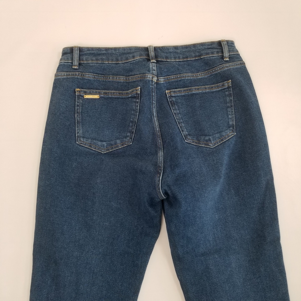 Michael Kors Crop Ankle Slit Jeans Size 10 - Picture 4 of 8